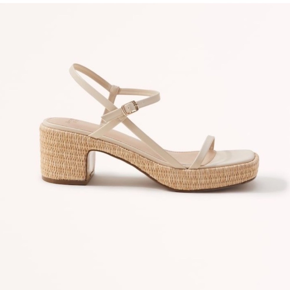 Abercrombie Women's Retro Strappy Platform Heels